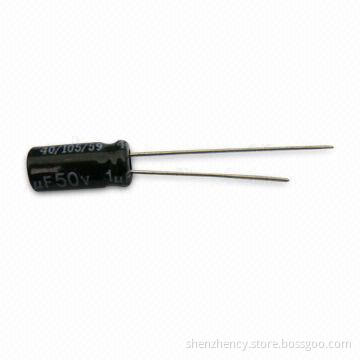 Electrolytic Capacitor with 6.3 to 450V Rated Voltage Range and 10μF Capacitance